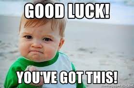 Good luck!